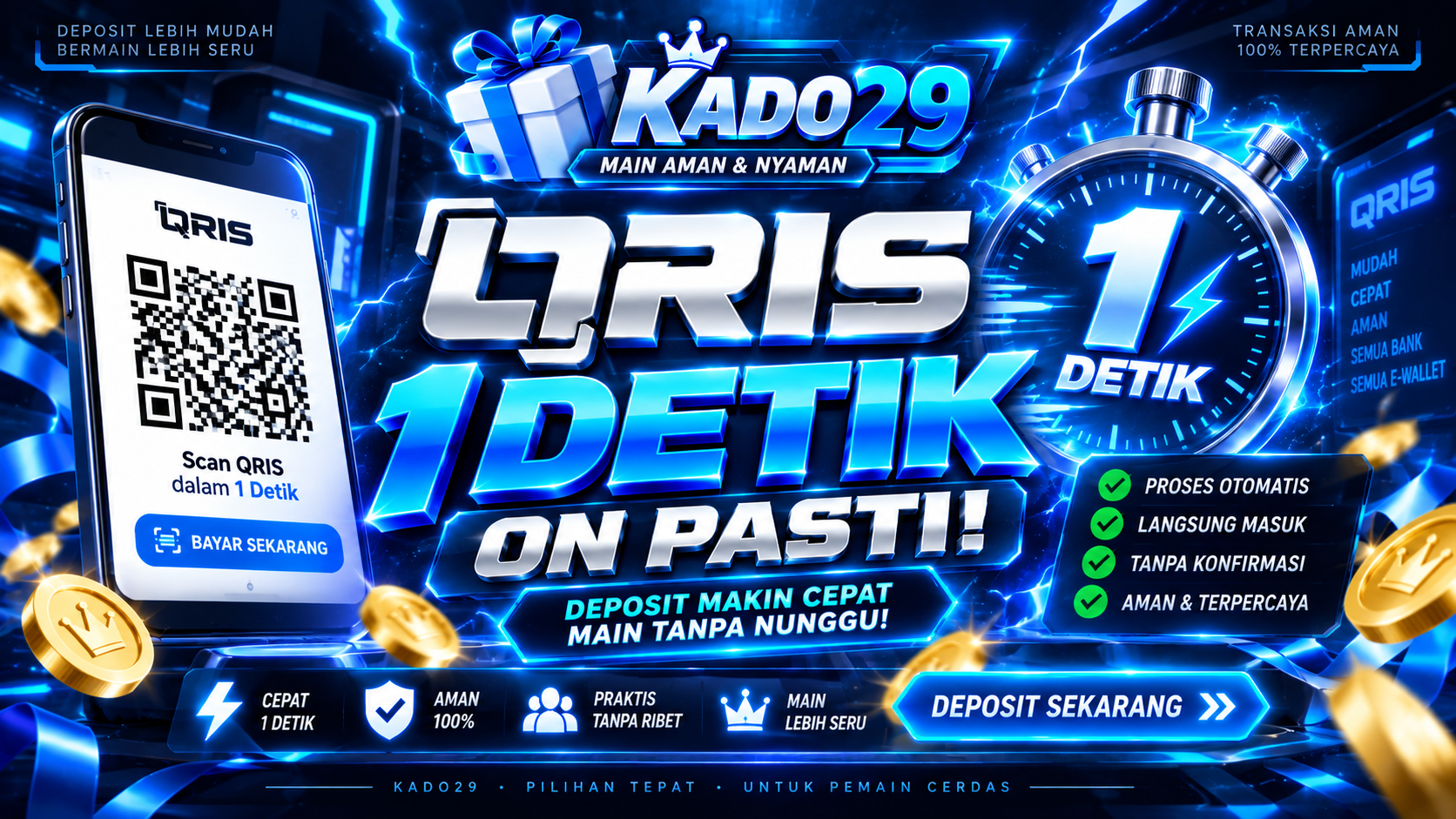Fitur Deposit QRIS AUTO 1 DETIK APPROVE
